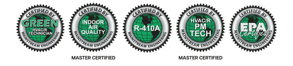 HVAC Certification Badges